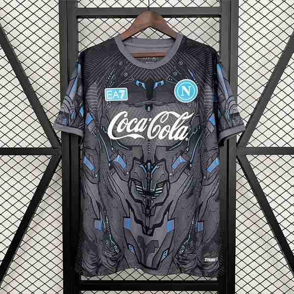 Tailandia Camiseta Napoli training 2025-2026 Gris Tailandia Camiseta Entrenamiento Napoli 2025 2026 Gris