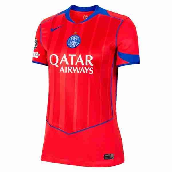 Camiseta Paris Saint Germain 3ª Mujer 2025-2026 Tailandia Camiseta Tercera Paris Saint Germain Mujer 2025 2026
