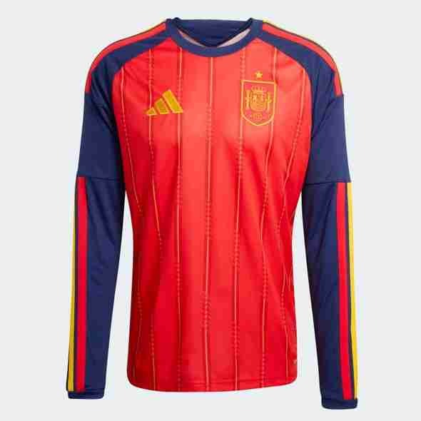 Tailandia Camiseta España 1ª ML 2026 Tailandia Manga Larga Camiseta Primera España 2026