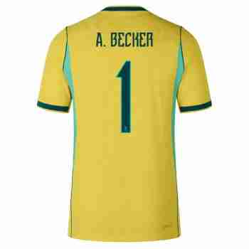 A. BECKER NO.1 Camiseta Primera Brasil 2026 – Versión Jugador
