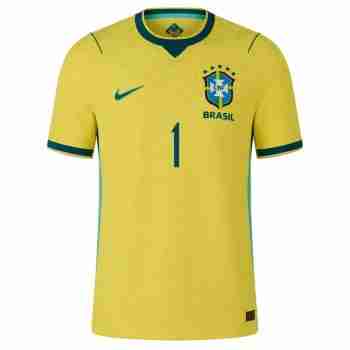 A. BECKER NO.1 Camiseta Primera Brasil 2026 – Versión Jugador_1