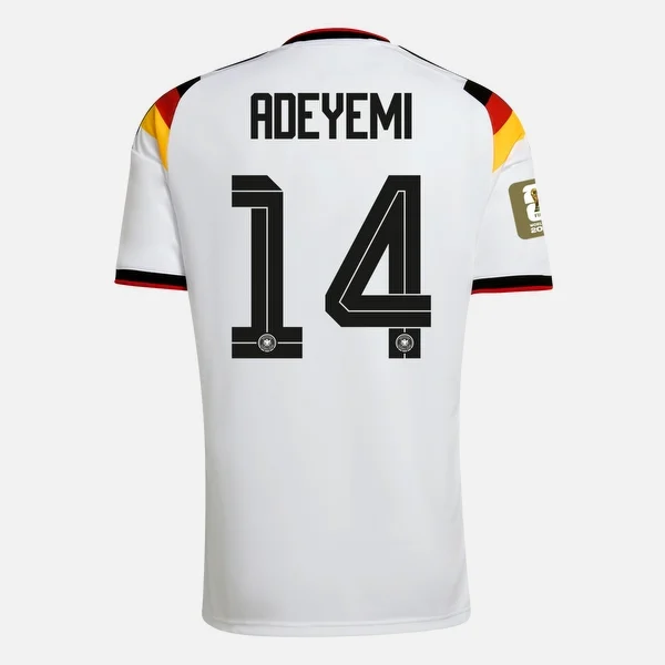 ADEYEMI NO.14 Camiseta Alemania Primera Equipacion 2026 – Versión Hincha ADEYEMI NO.14 Camiseta Primera Alemania 2026 – Versión Hincha