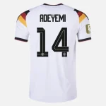 ADEYEMI NO.14 Camiseta Primera Alemania 2026 – Versión Jugador