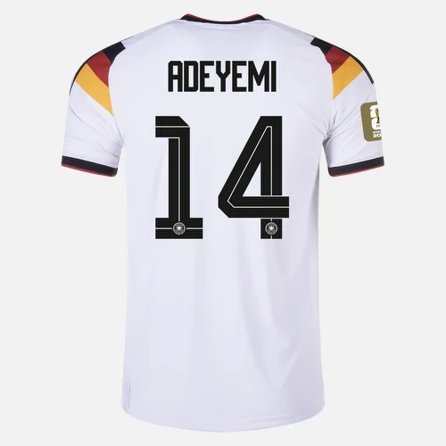 ADEYEMI NO.14 Camiseta Alemania Primera Equipacion 2026 – Versión Jugador ADEYEMI NO.14 Camiseta Primera Alemania 2026 – Versión Jugador
