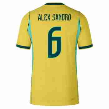 ALEX SANDRO NO.6 Camiseta Primera Brasil 2026 – Versión Jugador