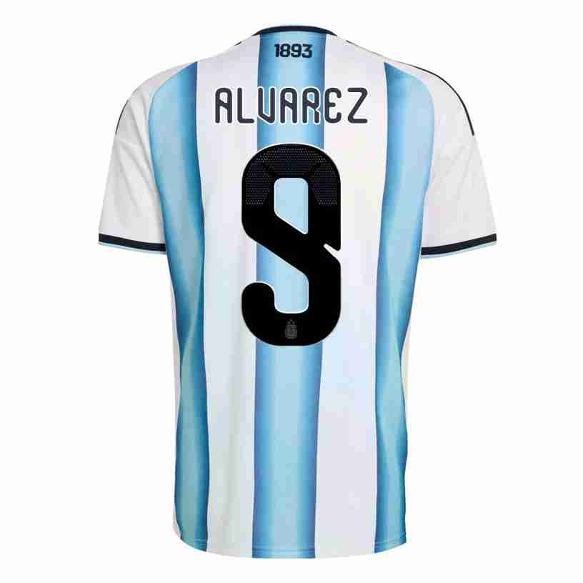 ALVAREZ NO.9 Camiseta Primera Argentina 2026 – Versión Jugador ALVAREZ NO.9 Camiseta Primera Argentina 2026 – Versión Jugador