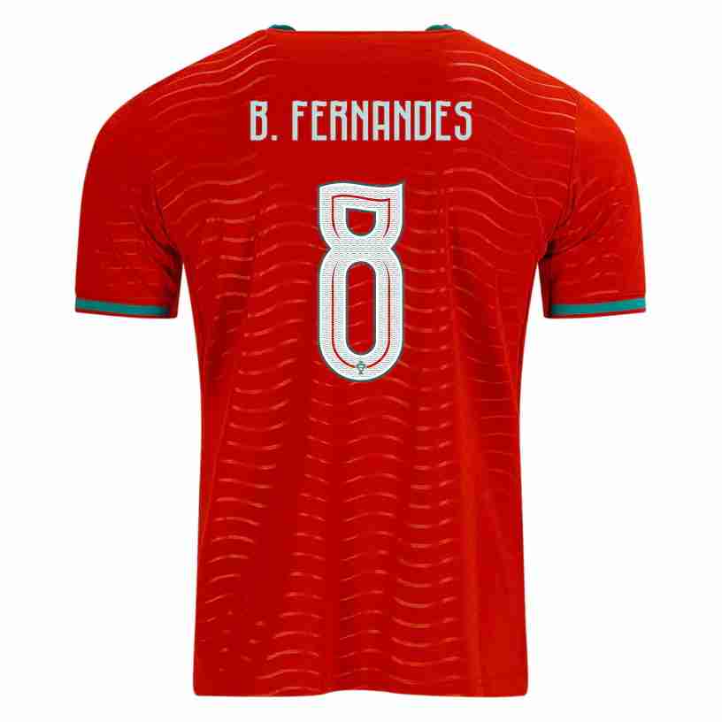 B. FERNANDES NO.8 Camiseta Primera Portugal 2026 – Versión Jugador B. FERNANDES NO.8 Camiseta Primera Portugal 2026 – Versión Jugador