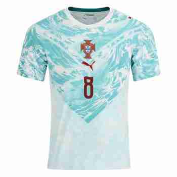 B. FERNANDES NO.8 Camiseta Segunda Portugal 2026 – Versión Jugador_1