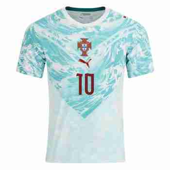 BERNARDO NO.10 Camiseta Segunda Portugal 2026 – Versión Jugador_1