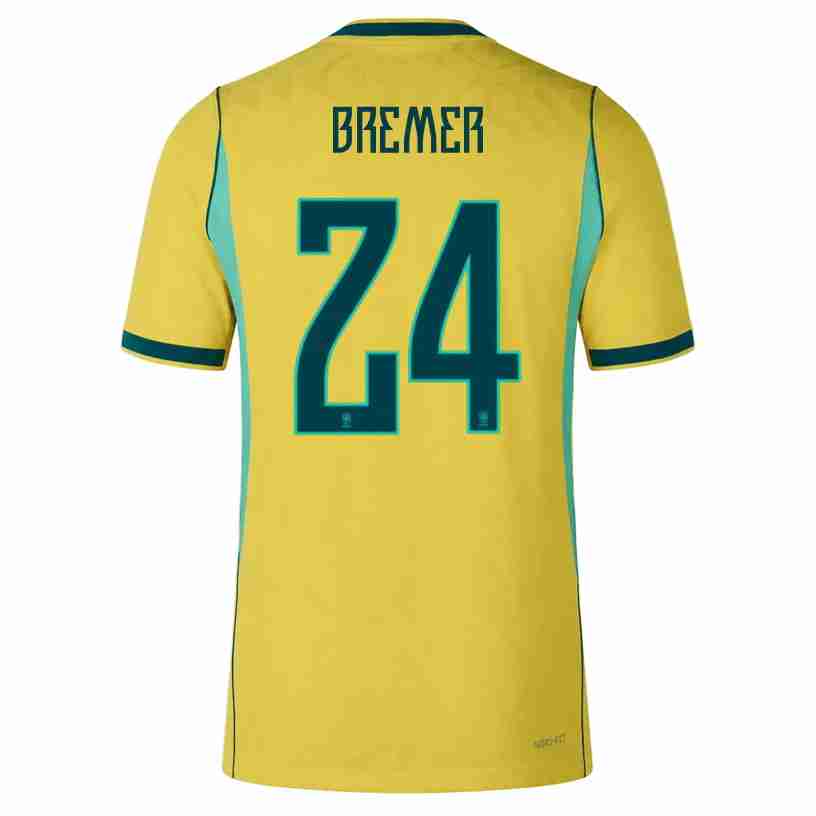 BREMER NO.24 Camiseta Primera Brasil 2026 – Versión Jugador BREMER NO.24 Camiseta Primera Brasil 2026 – Versión Jugador