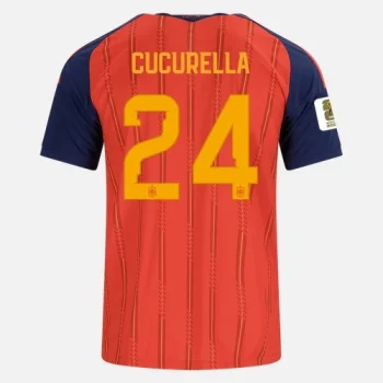 CUCURELLA NO.24 Camiseta Primera España 2026 – Versión Hincha