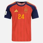 CUCURELLA NO.24 Camiseta Primera España 2026 – Versión Hincha