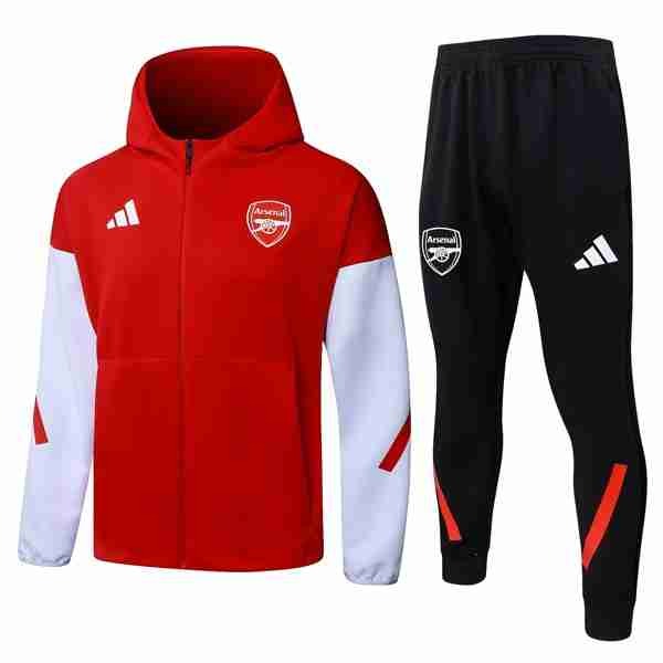 Chandal Con Capucha Arsenal 2026-2027 Rojo Chandal Con Capucha Arsenal 2026 2027 Rojo