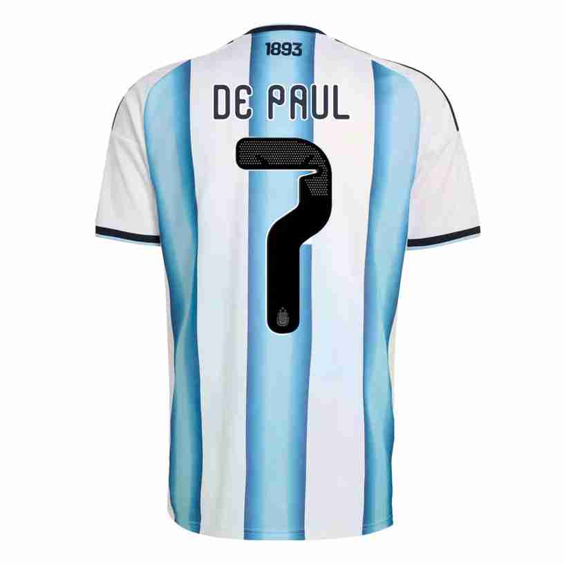 DE PAUL NO.7 Camiseta Primera Argentina 2026 – Versión Jugador DE PAUL NO.7 Camiseta Primera Argentina 2026 – Versión Jugador