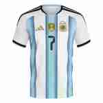 DE PAUL NO.7 Camiseta Primera Argentina 2026 – Versión Jugador