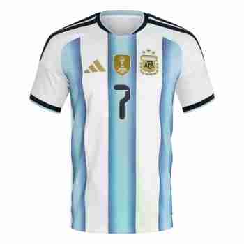 DE PAUL NO.7 Camiseta Primera Argentina 2026 – Versión Jugador_1