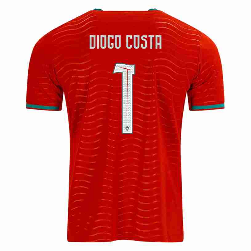 DIOGO COSTA NO.1 Camiseta Primera Portugal 2026 – Versión Jugador DIOGO COSTA NO.1 Camiseta Primera Portugal 2026 – Versión Jugador