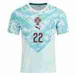 DIOGO COSTA NO.22 Camiseta Segunda Portugal 2026 – Versión Jugador