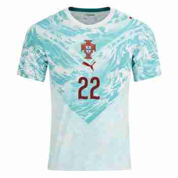 DIOGO COSTA NO.22 Camiseta Segunda Portugal 2026 – Versión Jugador_1