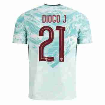 DIOGO J NO.21 Camiseta Segunda Portugal 2026 – Versión Jugador