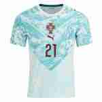 DIOGO J NO.21 Camiseta Segunda Portugal 2026 – Versión Jugador