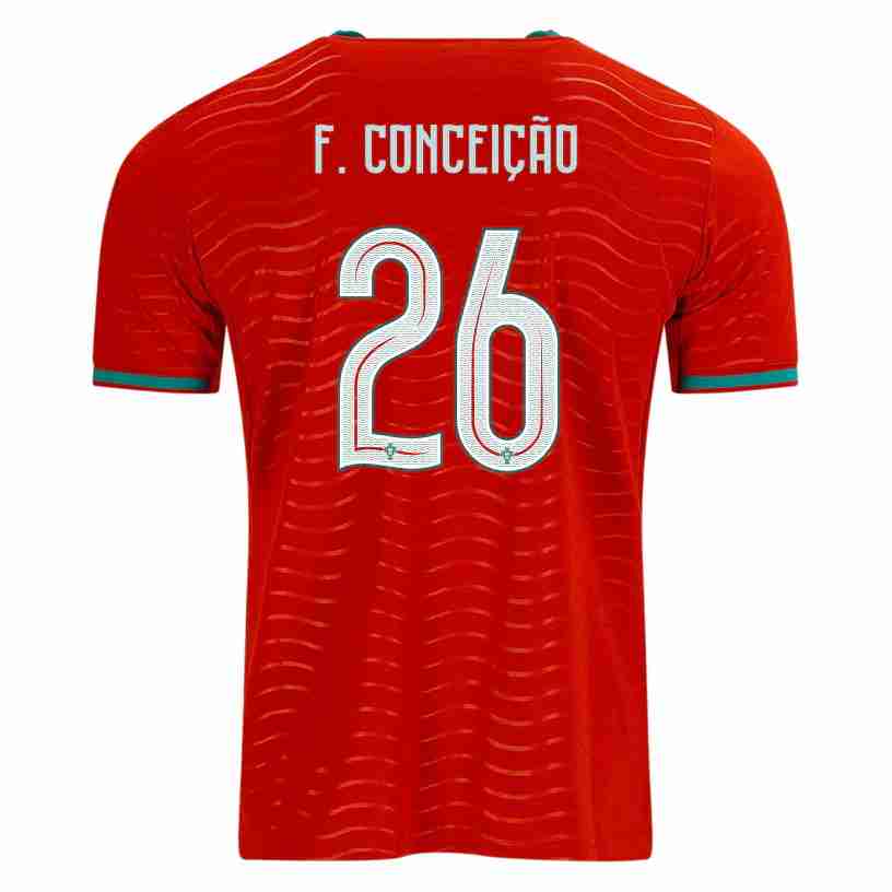 F. CONCEICAO NO.26 Camiseta Primera Portugal 2026 – Versión Jugador F. CONCEICAO NO.26 Camiseta Primera Portugal 2026 – Versión Jugador