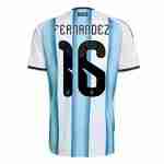 FERNANDEZ NO.16 Camiseta Primera Argentina 2026 – Versión Jugador
