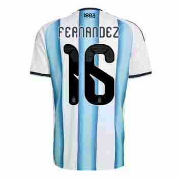 FERNANDEZ NO.16 Camiseta Primera Argentina 2026 – Versión Jugador