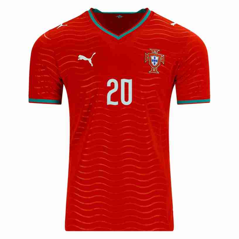 JOÃO CANCELO NO.20 Camiseta Primera Portugal 2026 – Versión Jugador_1 JOÃO CANCELO NO.20 Camiseta Primera Portugal 2026 – Versión Jugador_1