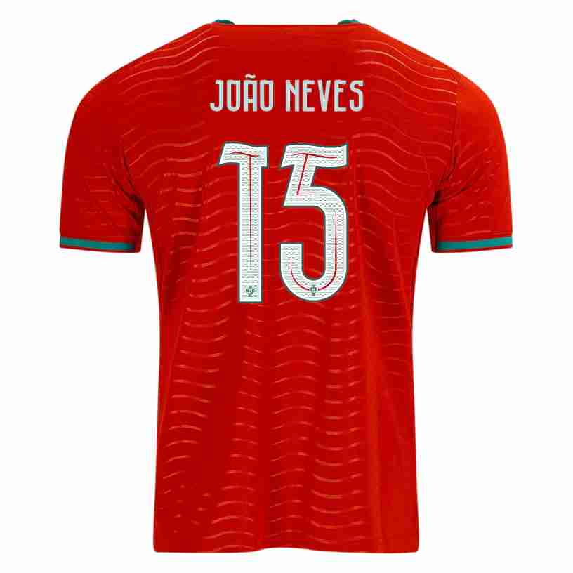 JOÃO NEVES NO.15 Camiseta Primera Portugal 2026 – Versión Jugador JOÃO NEVES NO.15 Camiseta Primera Portugal 2026 – Versión Jugador