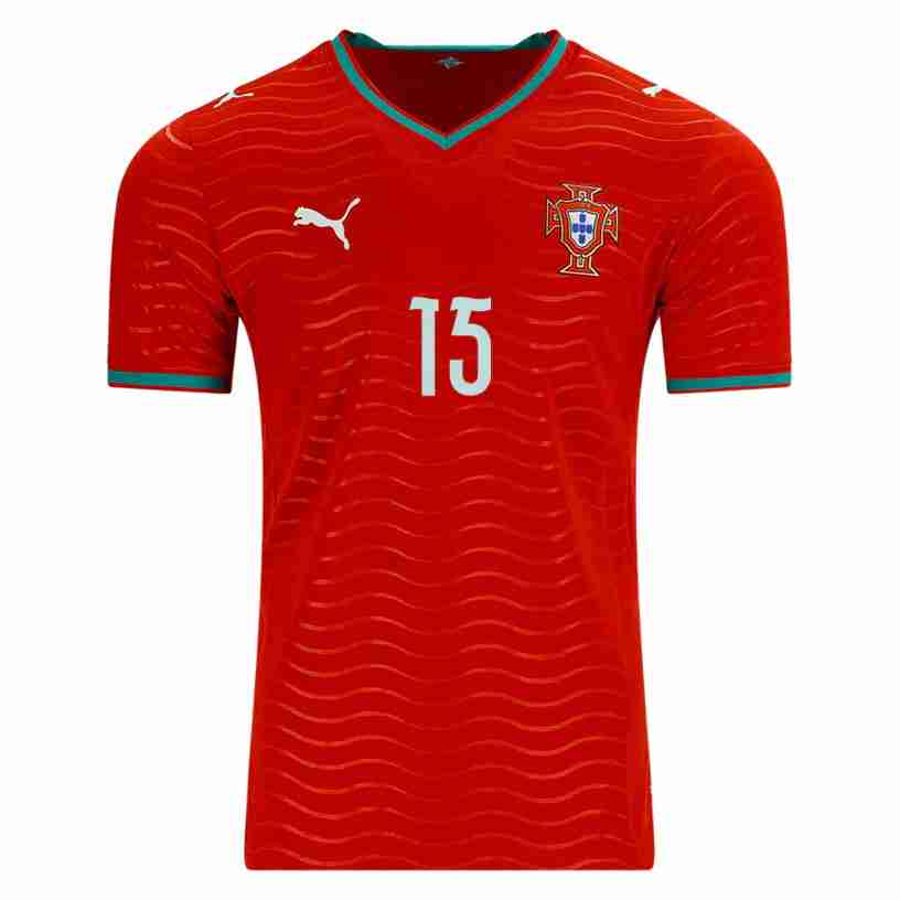 JOÃO NEVES NO.15 Camiseta Primera Portugal 2026 – Versión Jugador_1 JOÃO NEVES NO.15 Camiseta Primera Portugal 2026 – Versión Jugador_1