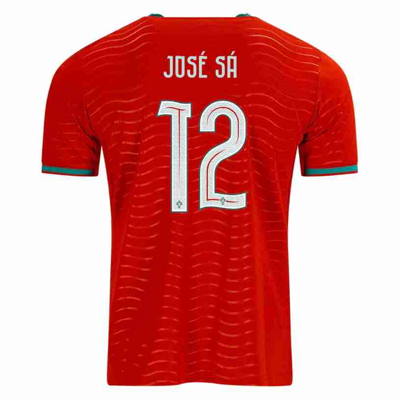 JOSÉ SÁ NO.12 Camiseta Primera Portugal 2026 – Versión Jugador JOSÉ SÁ NO.12 Camiseta Primera Portugal 2026 – Versión Jugador