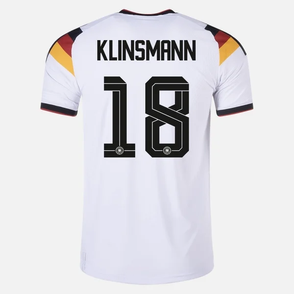 KLINSMANN NO.18 Camiseta Alemania Primera Equipacion 2026 – Versión Jugador KLINSMANN NO.18 Camiseta Primera Alemania 2026 – Versión Jugador