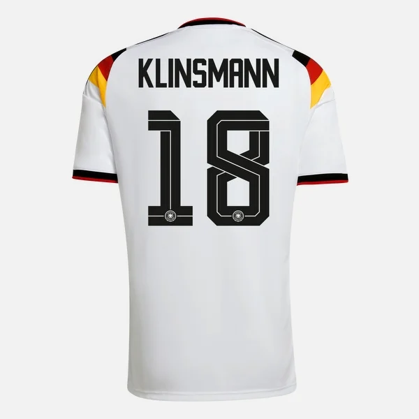KLINSMANN NO.18 Camiseta Primera Alemania 2026 – Versión Hincha KLINSMANN NO.18 Camiseta Primera Alemania 2026 – Versión Hincha