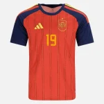 Lamine Yamal NO.19 Camiseta Primera España 2026 – Versión Hincha