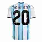 MAC ALLISTER NO.20 Camiseta Primera Argentina 2026 – Versión Jugador