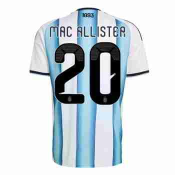 MAC ALLISTER NO.20 Camiseta Primera Argentina 2026 – Versión Jugador