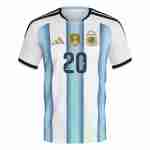 MAC ALLISTER NO.20 Camiseta Primera Argentina 2026 – Versión Jugador
