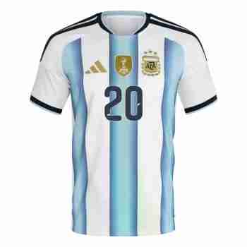MAC ALLISTER NO.20 Camiseta Primera Argentina 2026 – Versión Jugador_1