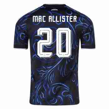 MAC ALLISTER NO.20 Camiseta Segunda Argentina 2026 – Versión Jugador