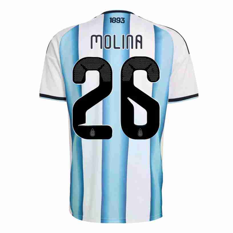 MOLINA NO.26 Camiseta Primera Argentina 2026 – Versión Jugador MOLINA NO.26 Camiseta Primera Argentina 2026 – Versión Jugador