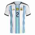 MONTIEL NO.2 Camiseta Primera Argentina 2026 – Versión Jugador