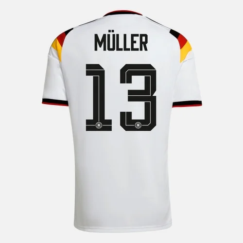 MULLER NO.13 Camiseta Alemania Primera Equipacion 2026 – Versión Hincha MULLER NO.13 Camiseta Primera Alemania 2026 – Versión Hincha