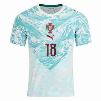 NETO NO.18 Camiseta Segunda Portugal 2026 – Versión Jugador_1