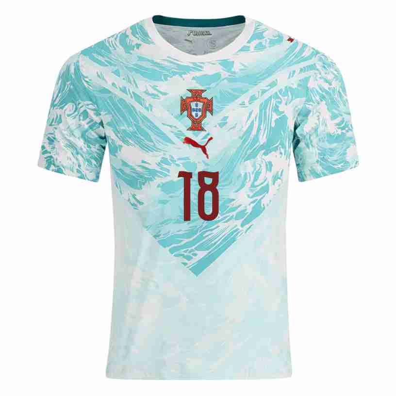 NETO NO.18 Camiseta Segunda Portugal 2026 – Versión Jugador_1 NETO NO.18 Camiseta Segunda Portugal 2026 – Versión Jugador_1