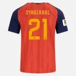 OYARZABAL NO.21 Camiseta Primera España 2026 – Versión Hincha