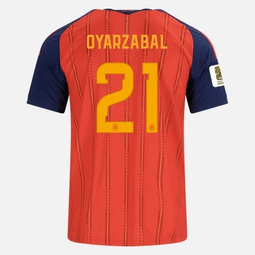 OYARZABAL NO.21 Camiseta Primera España 2026 – Versión Hincha OYARZABAL NO.21 Camiseta Primera España 2026 – Versión Hincha