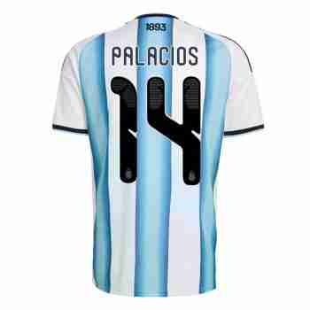 PALACIOS NO.14 Camiseta Primera Argentina 2026 – Versión Jugador