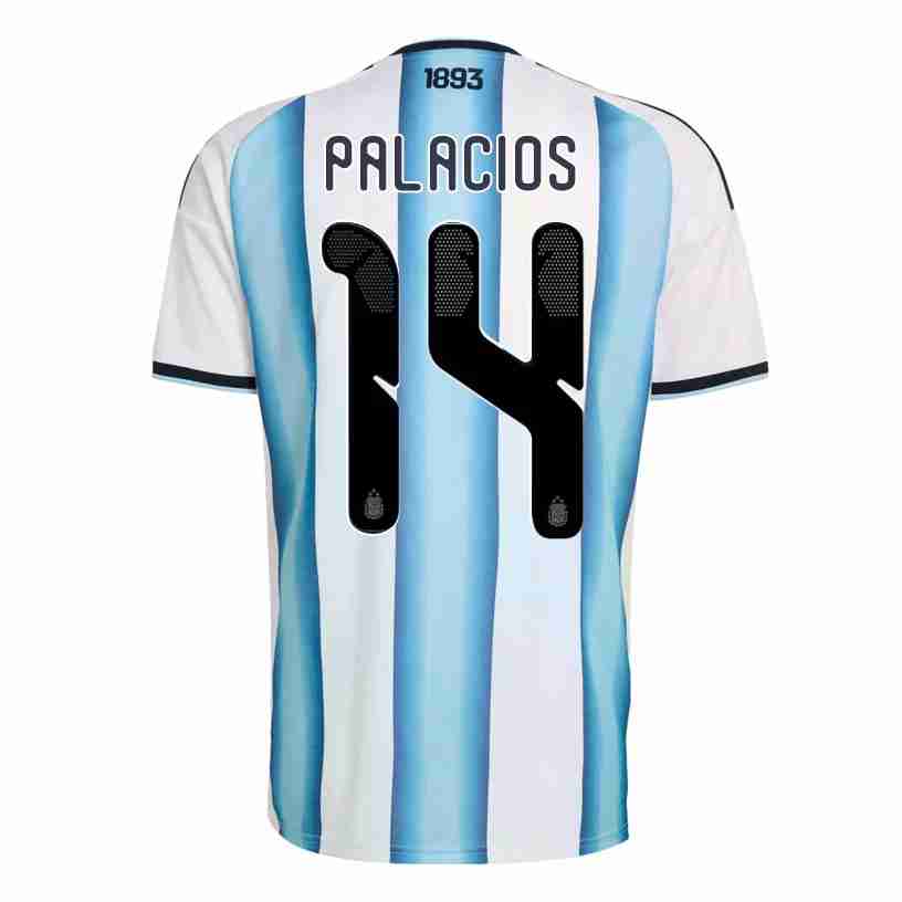 PALACIOS NO.14 Camiseta Primera Argentina 2026 – Versión Jugador PALACIOS NO.14 Camiseta Primera Argentina 2026 – Versión Jugador