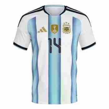 PALACIOS NO.14 Camiseta Primera Argentina 2026 – Versión Jugador_1